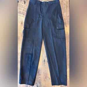 Men's Classic Charcoal Gray Cargo Pants